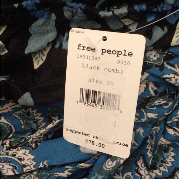 🆕FREE PEOPLE BABYDOLL HAWAIIAN COMBO TOP(Sz. XS) - Picture 13 of 13